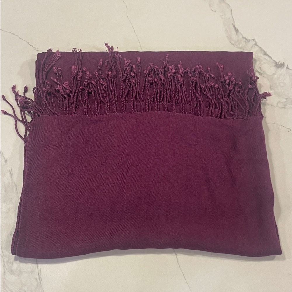 Elegant Purple Women's Scarf